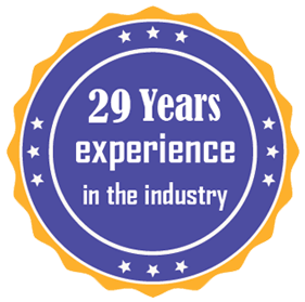 29 yrs experience in the industry